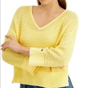 Yellow Tommy Hilfiger Sweater
